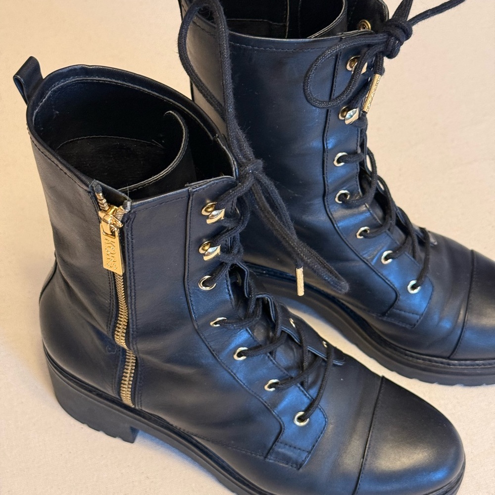 Michael Kors Black Ankle Boots - Picture 3 of 13